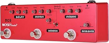 Amazon | MOSKYAudio マルチエフェクト ペダルバッファー + ブースター